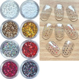 Nail Ssen Nail Art Mini Star Nail Glitter 1mm / 네일쎈 네일아트 미니 별 네일글리터 1mm