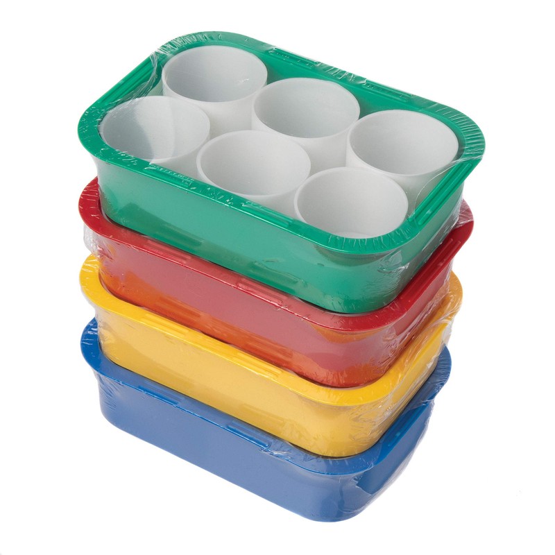 Baker Ross Paint Pot Trays 17cm x 12cm