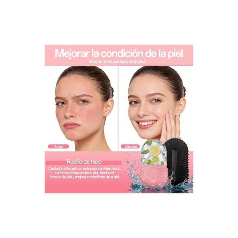 2 Piezas Rodillo de Hielo para la Cara, Ice Roller