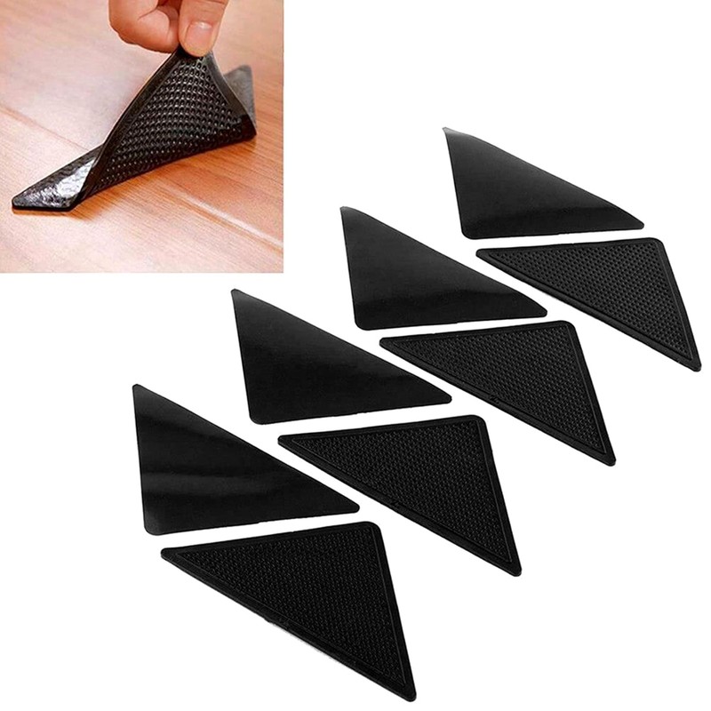 All in HERE 8PCS Rug Carpet MAT Grippers RUGGIES Non