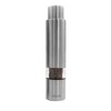 Bisetti Push Button Stainless Steel And Acrylic Pepper Mill Grinder,