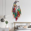 SOYUZU Colorful Large Moon Dream Catcher with Tree of Life