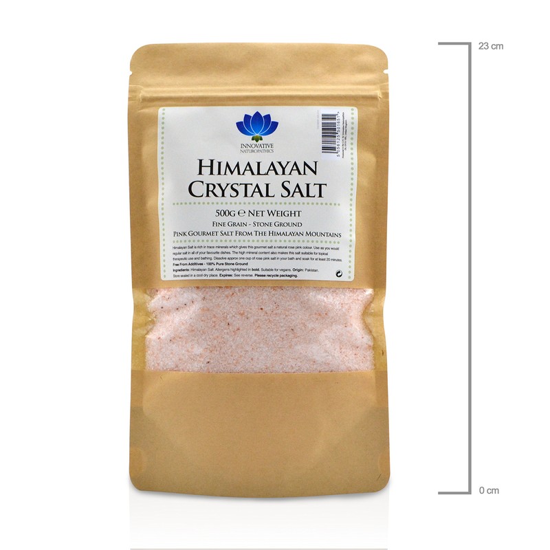Himalayan Salt - Premium Stone Ground Fine Salt - 500g
