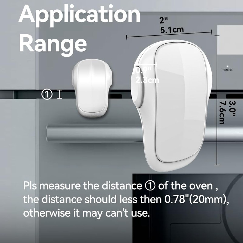 EUDEMON Child Safety Heat-Resistant Oven Door Lock, Oven Front Lock