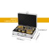 LFGUD Diamond Hole Saw Kit, 7-Piece Diamond Core Drill Bits
