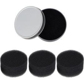 FOMIYES 1Juego Esponja Limpiadora de Brochas de Maquillaje Kit Caja para Limpieza Rápida de Pinceles para Remover Colores Oscuros y Polvos Reutilizable