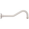 Naiture 12" Brass Contemporary Hook S-Style Shape Extension Shower Arm