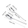 IMEEA&reg; 2-Piece 10inch Heavy Duty 18/10 Stainless Steel Salad Spoon