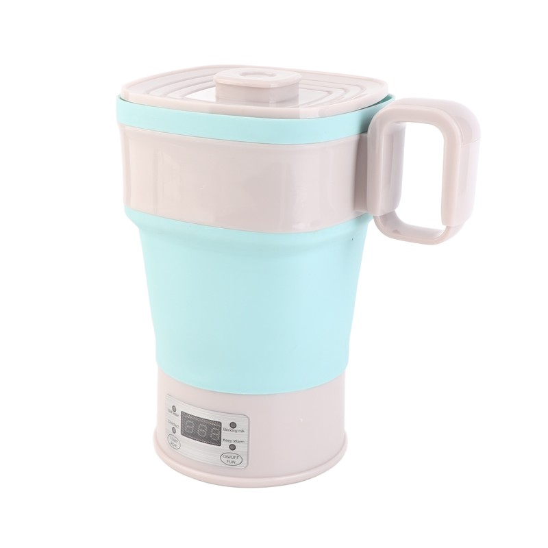 Foldable Electric Kettle 800W Silicone Portable Folding Thermostatic Control Hot