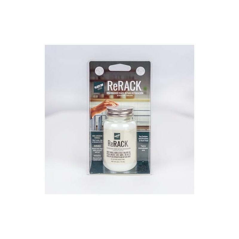 Plasti Dip ReRACK 4 oz White Dishwasher Rack Repair Coating
