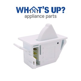 [ What'sUp ] DA34-00041A Refrigerator Switch, Push Button, Hinge Lever, Automatic, White