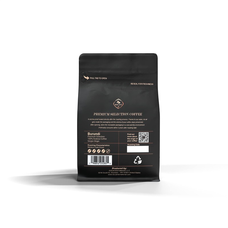 BURUNDI 100% Single Origin Arabica Coffee - 100% Traceable, Responsibly