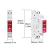 Smart Switch,WiFi 2P 18mm 16A AC100-240V DIN Rail Switch Supports