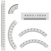 Aluminum Alloy Oval Measuring Tape Scale Ruler Tape 90mm Outer