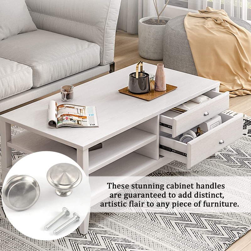 THSIREE 12PCS Cabinet Knobs, Premium Door Drawer Knobs Dresser Pull