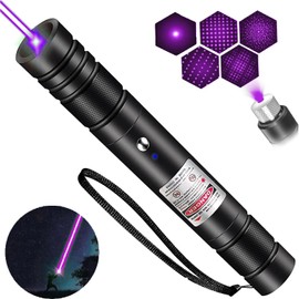 Laser Pointer, Purple Laser Pointer Indicator Light, Long Range Lazer Pointer for Hiking, USB Charge flashlights
