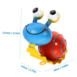 iplusmile Metal Snail Ornament Adorable Snail Statue for Garden Decor for Courtyard and Bar Decoration Eye Catching Design for Home Outdoor Use