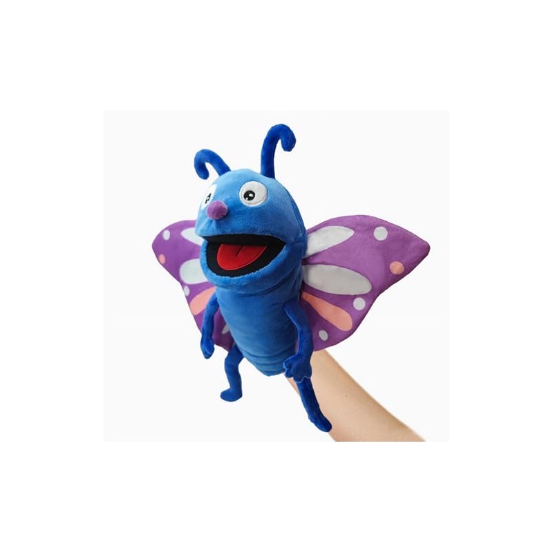 LOMTRATS Insects Hand Puppets for Kids,Toddler Includes Bees, Butterflies, Dragonflies,