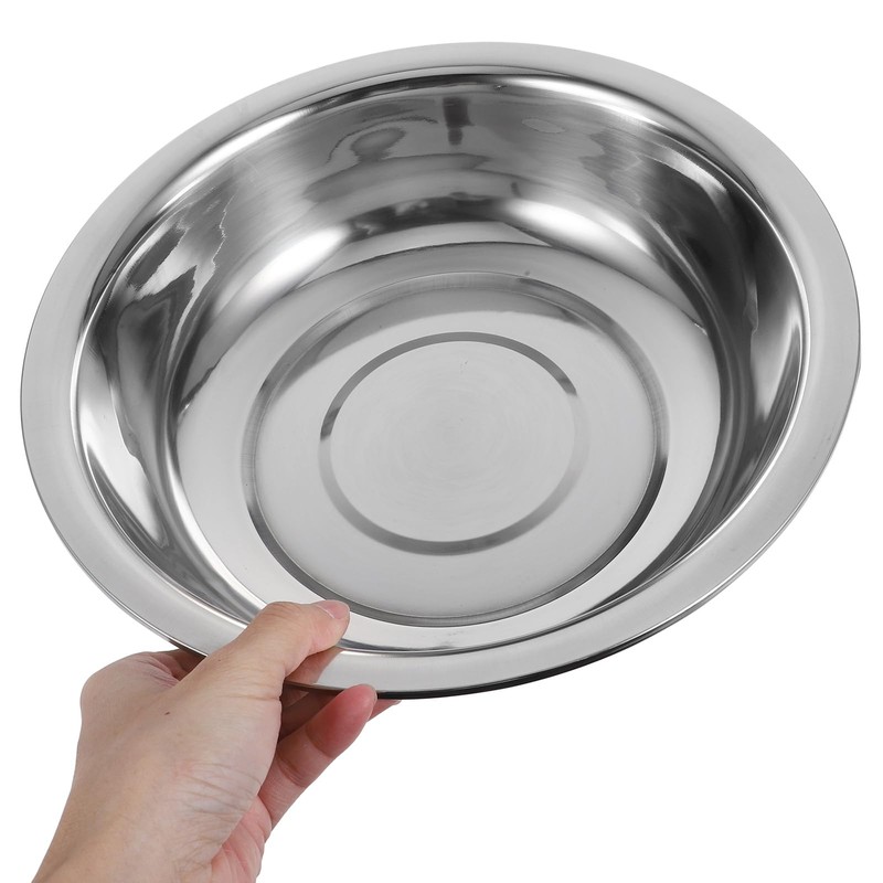 MUCKLILY Stainless Steel Basin 10.6 Inch Multi-Use Mixing Bowl for