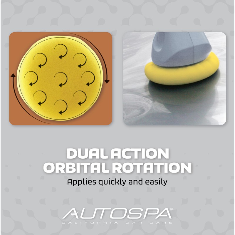 AutoSpa 94000AS Random Orbital 6" 120V Automotive Polisher with 2