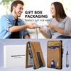 umoven Wallet for Men - with Money Clip Slim Leather