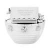 Custom Silver Noahs Ark Money Box - For Birth, Birthday,