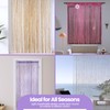 Glitter String Curtain Panel 200x90cm – Sparkling Tassel Fly Screen,