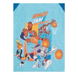 Space Jam Boys Short SleeveTop and Pants, 2-Piece Pajama Set Size XS 4-5
