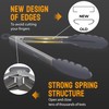 HOTEC Premium Stainless Steel Locking Kitchen Tongs with Silicon Tips,
