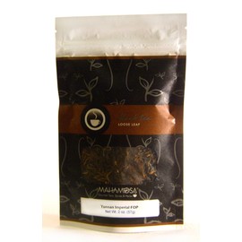 Mahamosa China Black Tea and Tea Infuser Set: 2 oz Yunnan Imperial FOP Black Tea, 1 Stainless Steel Tea Ball Infuser (Bundle- 2 items)(Tea Ingredients: Chinese black tea)