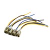 uxcell 4 Pcs 3 Wires 1157 Bulb Socket Brake Turn