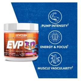 Pre Entreno Evogen EVP 3D Polvo Smashing Passion Orange 40 Porciones                                                                                  