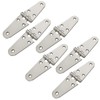 6 x Boat Strap Hinges for Roof Window and Hatch