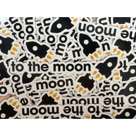 vandal To The Moon - Wallstreet Bets / Dogecoin inspired Fridge Magnet
