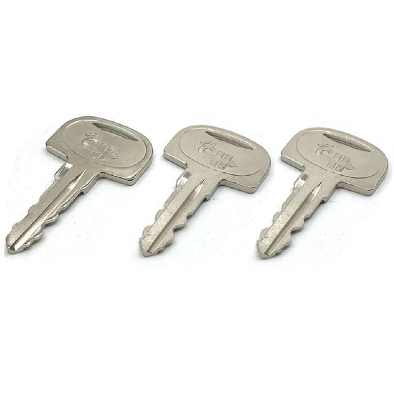 BODYA 6pcs 601 Excavator Keys Ignition Key Construction Machinery Replacement