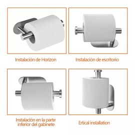 Accesorios de baño 304 Acero Inoxidable Soporte Para Papel De Baño,3 Piezas