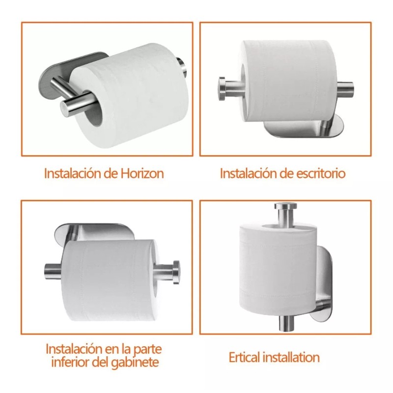 Accesorios de baño 304 Acero Inoxidable Soporte Para Papel De