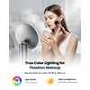 sjzxuv SJZX Travel Makeup Mirror with Lights and 10X Magnification,