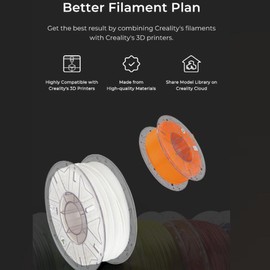 CREALITY 3D Creality Soleyin Ultra/Hyper RFID/CR Series 1.75mm Filaments Ultra PLA MATTE PETG Silk PLA TPU Carbon PC ABS High Precision 1KG Spools Eco Friendly Plant Powered:_Hyper RFID Pla Complexion