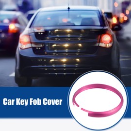 ACROPIX Aluminum Alloy Car Remote Key Fob Cover Shell Case for Mini Cooper Smart Key R55 R56 R57 R58 R59 R60 - Pack of 1 Pink