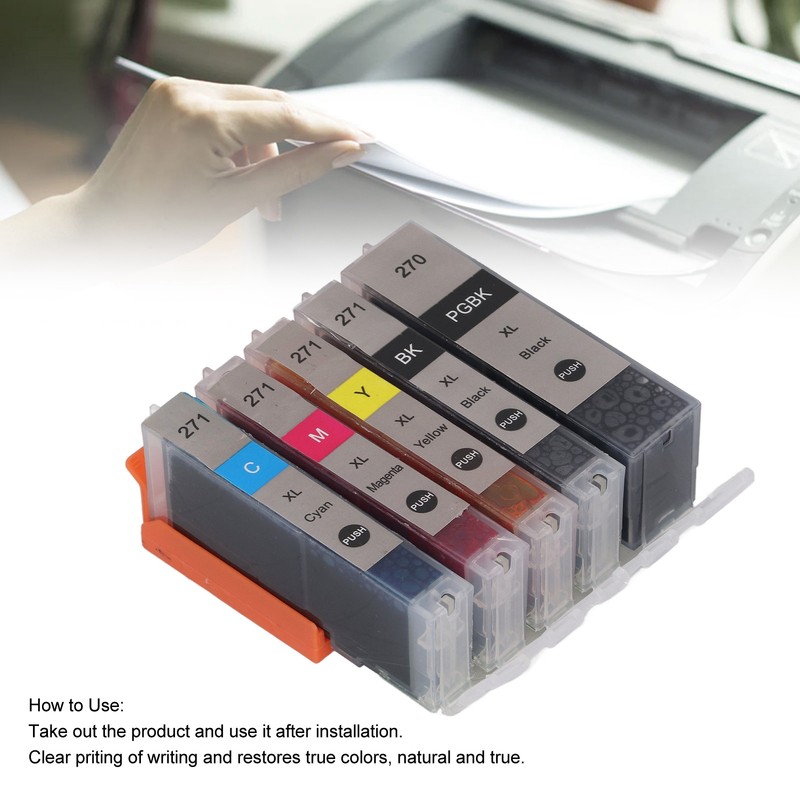 Ink Cartridge 5 Color Printing Accessory Part for PIXMA MG5720