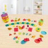 Play-Doh Fundamentals Letters with 26 Letter Stamper Tools, 6 Cans
