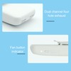 Face Mask Fan Portable Mini Electric 2 Speed Anti Fog
