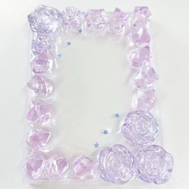 Glitter Hard Trading Card Case, Lavender