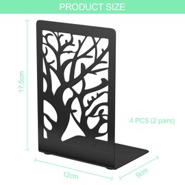 Crihovy 2 Pairs of Bookends, Bookends, Bookcase, Book Holder Shelf, Bookend, Book Holder, Book Ends, Book Holder, Book Holder, Book Holder, Book Holder, Book Weight
