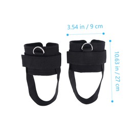 Generic 1 Pair Comfortable Ankle Straps for Cable Machines of Practical Ankle for Resistance Training for Leg Workouts Durable and Portable Fitness Bands