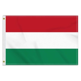 2×3 FT Hungary Flag, Medium 60×90 150D Hungarian Outdoor Banner,Double Side Printing American Decor For Patio Garden With Brass Gromment