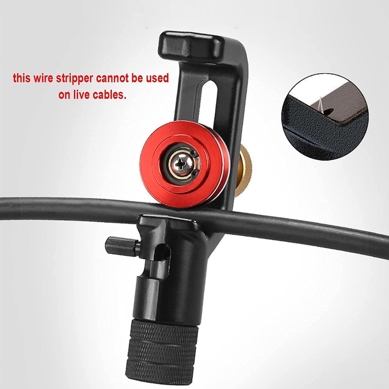 Transverse Armoured Cable Stripper Fiber Optic Slitter Stripping Tool for