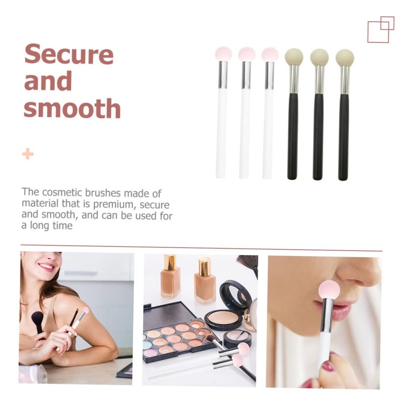 Baluue 18pcs Mushroom Sponge Makeup Brush for Face Application Portable