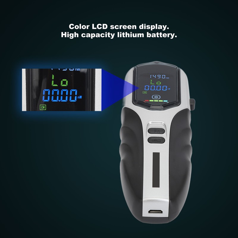 Optical Power Meter ‑50~+26dBm 9 Wavelengths 2.5mm Interface Fiber Optic